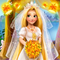 Blonde Princess Wedding Fashion