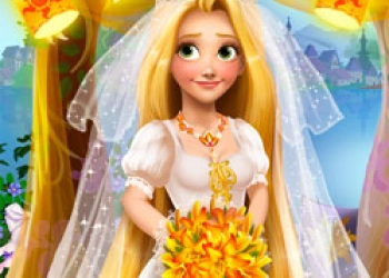 Blonde Princess Wedding Fashion