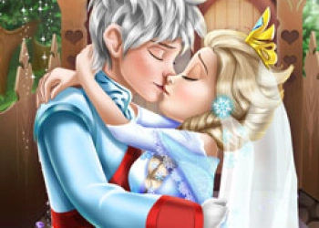 Ice Queen Wedding Kiss