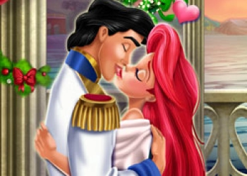 Mermaid Princess Mistletoe Kiss